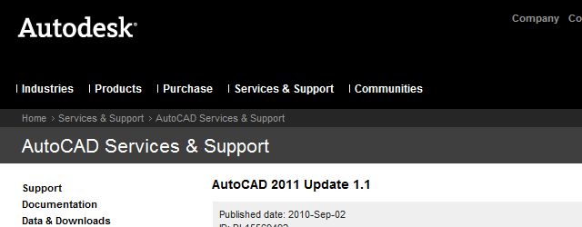AutoCAD 2011 i AutoCAD LT 2011, update 1.1