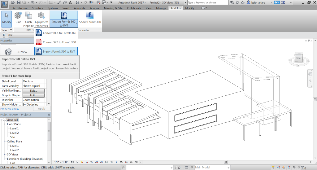 Pretvarač za Autodesk Formit 360