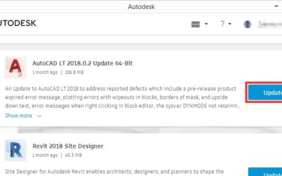 Uputa za provjeru verzije AutoCAD aplikacije te instaliranje zakrpe 2018.0.2