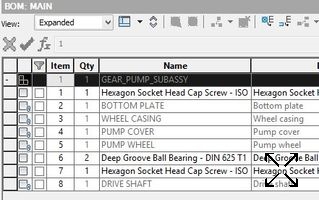 Popisi dijelova, sastavnice i pozicije